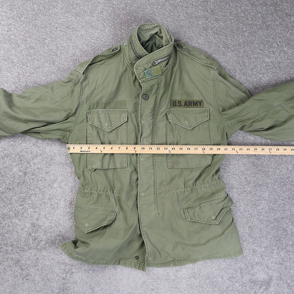 Vintage US Army OG-107 Medium Drab Green Long Sleeve Field Coat - Picture 4 of 13